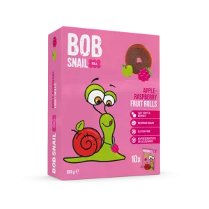 Rulou din mere si zmeura, 100g, Bob Snail