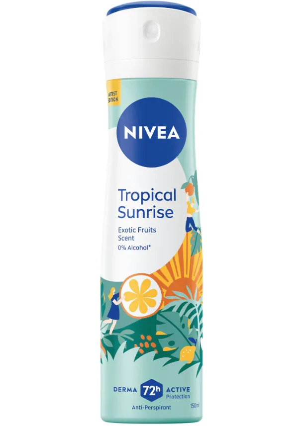 Antiperspirant spray Tropical Sunrise, 150ml, Nivea — preț și oferte