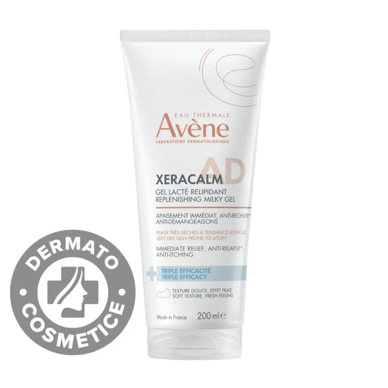 Lapte-gel relipidant pentru piele uscata si atopica Xeracalm A.D., 200ml, Avene — preț și oferte