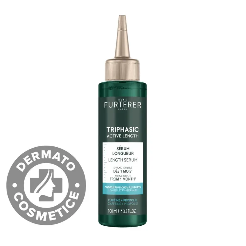 Ser accelerator de crestere a parului Triphasic Active Grow, 100ml, René Furterer — preț și oferte