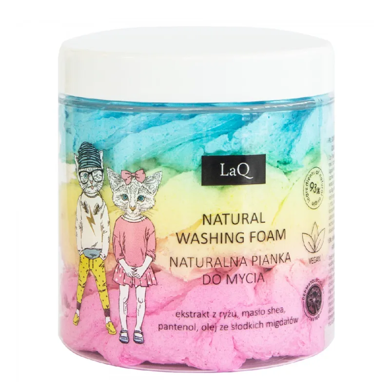 Spuma de curatare naturala trei culori pentru copii, 100g, LaQ — preț și oferte