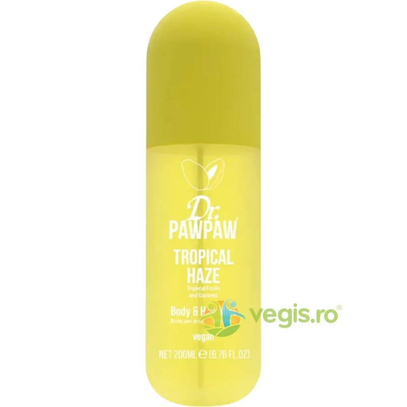 Spray pentru Corp si Par cu Parfum de Fructe Tropicale si Cocos Tropical Haze 200ml Dr.PAWPAW — preț și oferte