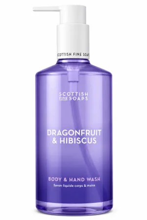 Săpun Lichid pentru Mâini și Corp Dragonfruit & Hibiscus, 300 ml, Scottish Fine Soaps