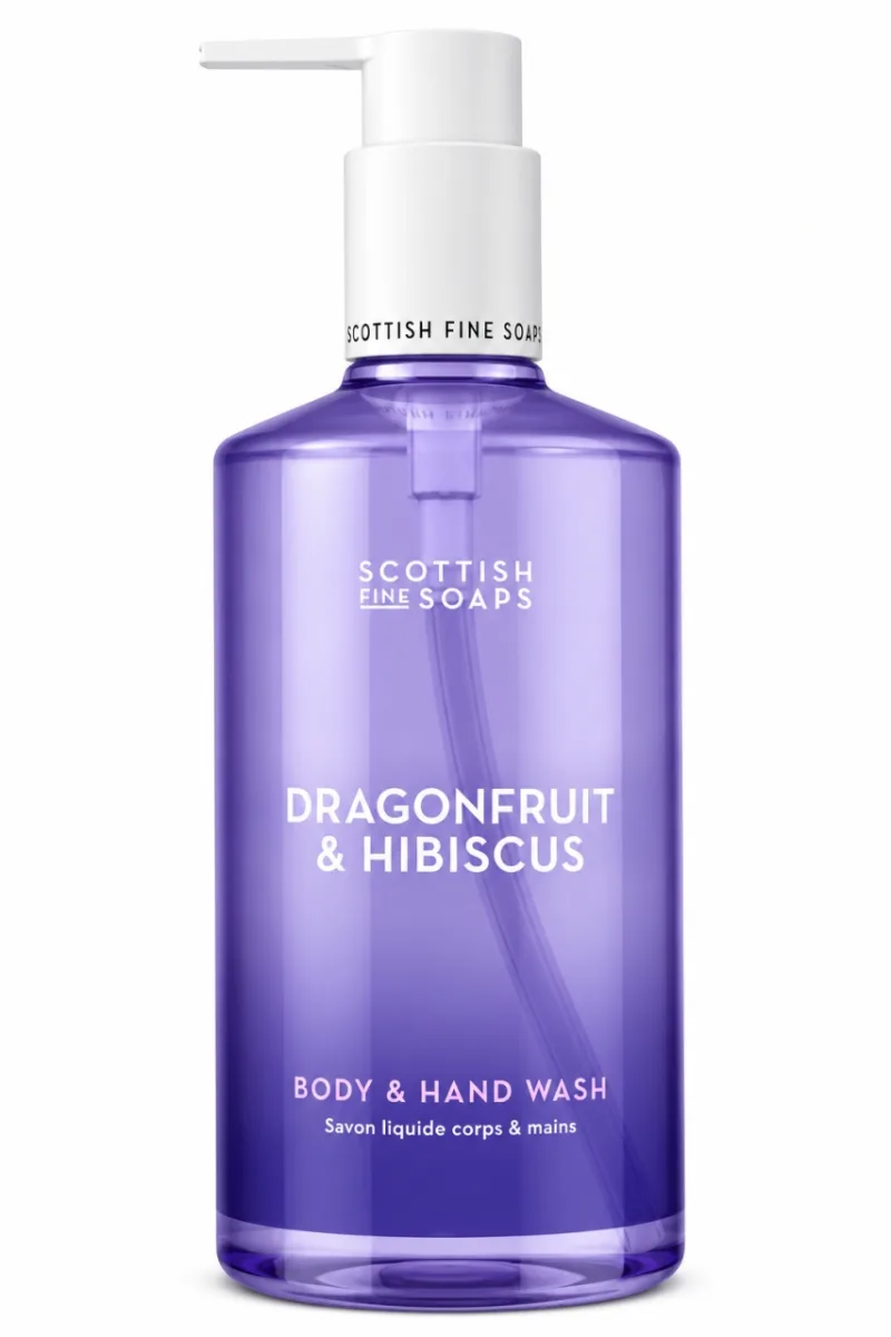 Săpun Lichid pentru Mâini și Corp Dragonfruit & Hibiscus, 300 ml, Scottish Fine Soaps — preț și oferte