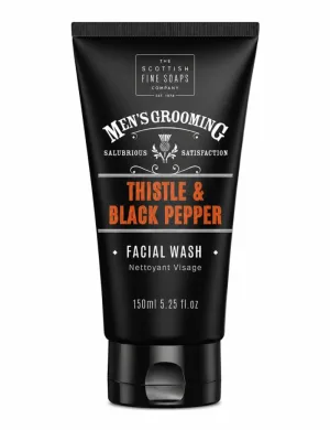 Săpun Lichid pentru Față și Barbă Thistle & Pepper, 150 ml, Scottish Fine Soaps