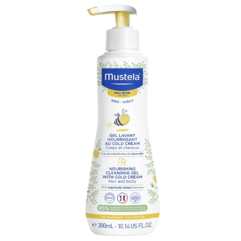 Gel de Curățare Nutritiv cu Cold Cream, 300 ml, Mustela — preț și oferte
