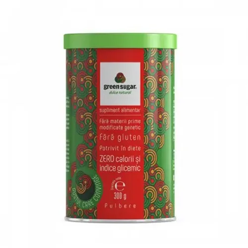 Green Sugar Pulbere(cutie metalica) 300g Remedia — preț și oferte