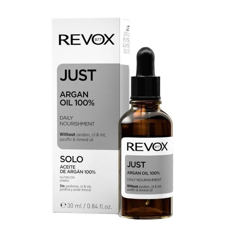 Ulei de Argan 100% Just, 30 ml, Revox — preț și oferte