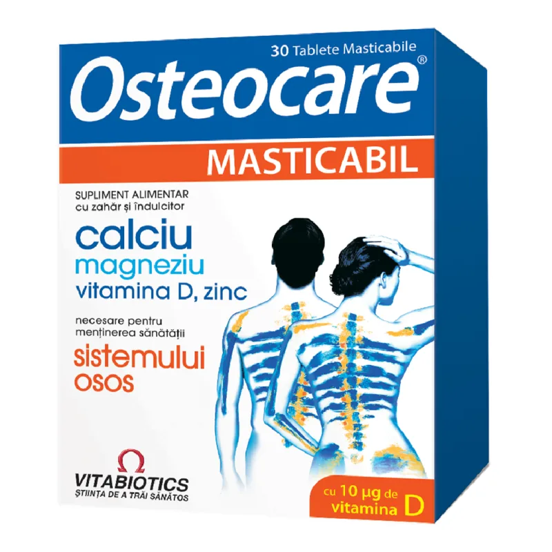 Osteocare masticabil, 30 comprimate, Vitabiotics — preț și oferte