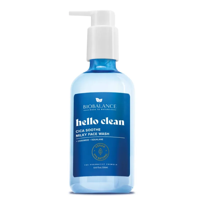 Gel de curatare cremos cu Ceramide + Squalane Hello Clean Cica Soothe, 250ml, Bio Balance — preț și oferte