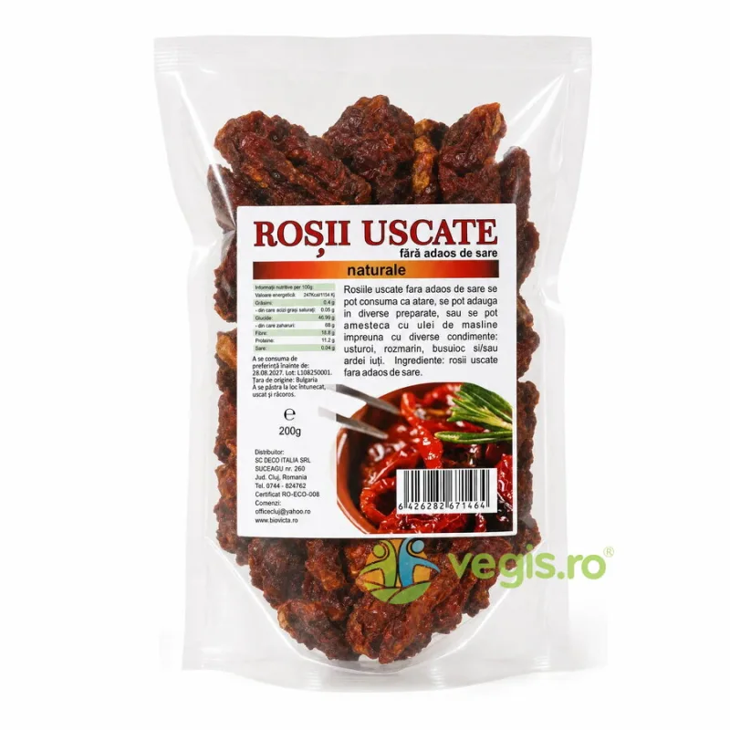 Rosii Uscate fara Sare 200g Deco Italia — preț și oferte