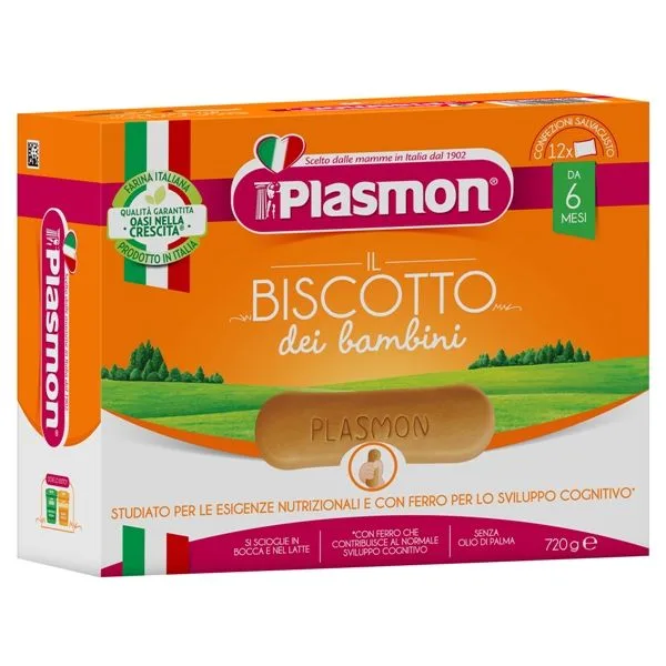 Biscuiti cu vitamine Biscotto, 720g, Plasmon — preț și oferte