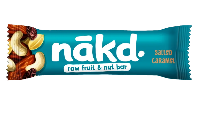 Baton cu caramel sarat raw vegan, 35g, Nakd — preț și oferte