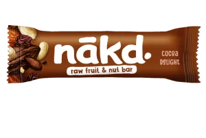 Baton cu cacao raw vegan, 35g, Nakd