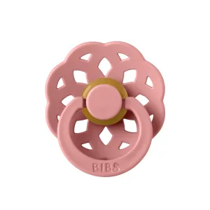 Suzeta din latex cu tetina rotunda pentru +0 luni Boheme Dusty Pink, 1 bucata, Bibs