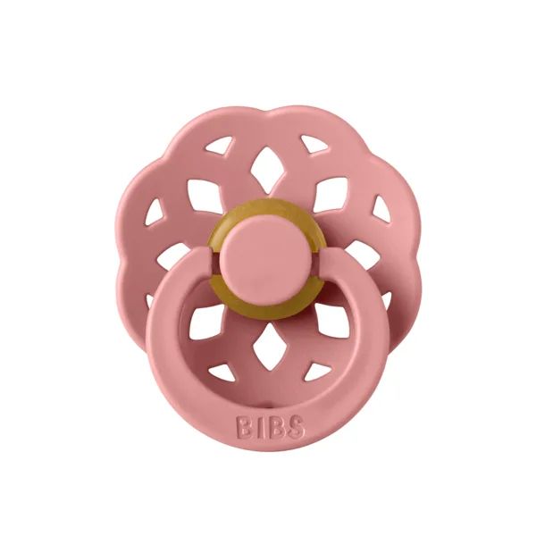 Suzeta din latex cu tetina rotunda pentru +0 luni Boheme Dusty Pink, 1 bucata, Bibs — preț și oferte