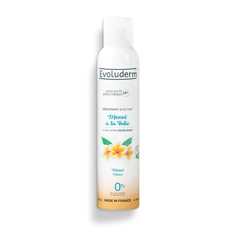 Deodorant exfoliant Monoï, 200ml, Evoluderm — preț și oferte