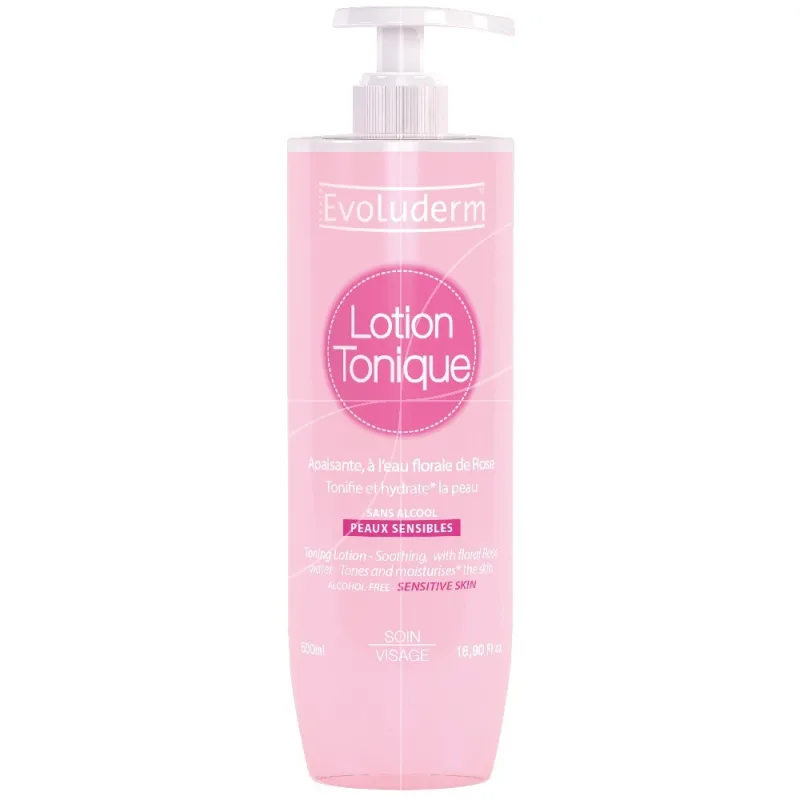 Lotiune tonica pentru ten sensibil, 500ml, Evoluderm — preț și oferte
