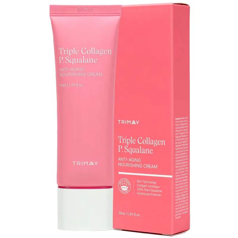Crema anti-aging pentru fata Triple Collagen P. Squalane, 50ml, Trimay — preț și oferte