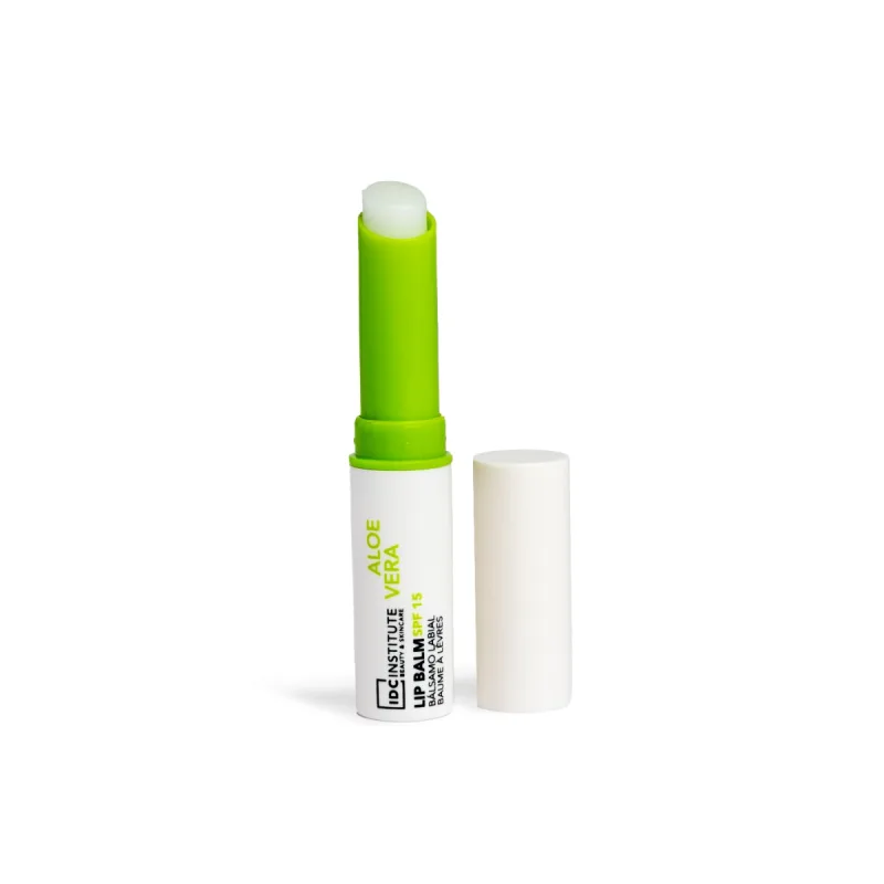 Balsam de buze cu SPF15 Aloe Vera, 2.4g, IDC Institute — preț și oferte
