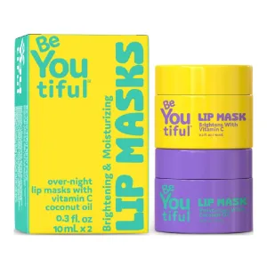 Set 2 masti de noapte pentru buze, pentru adolescenti si tineri, 10 ml*2, BeYoutiful