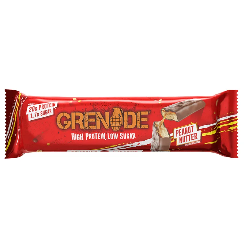 Baton proteic Peanut Nutter, 60g, Grenade — preț și oferte