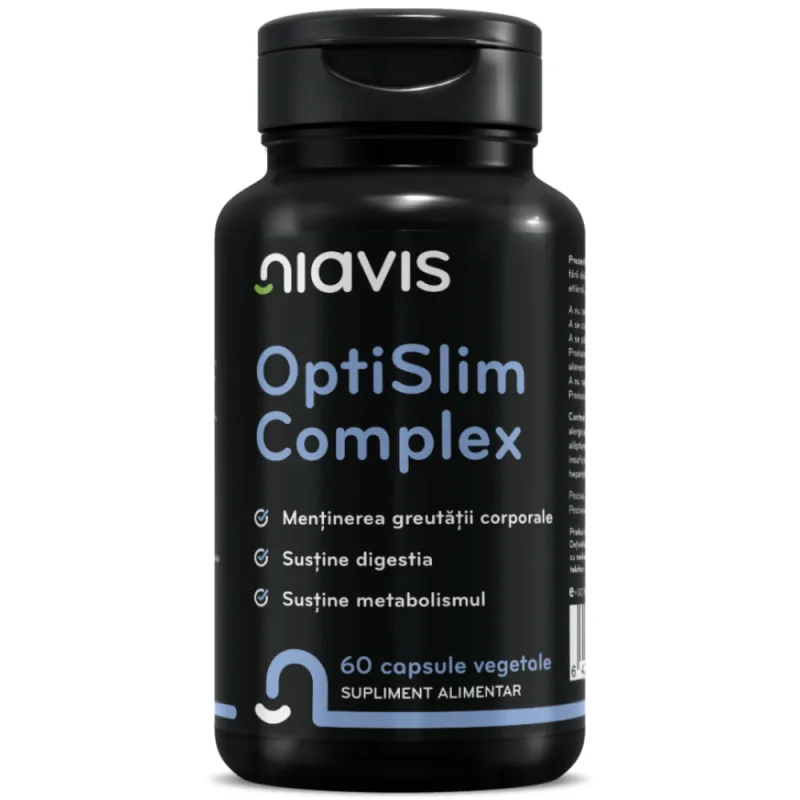 Complex natural Optislim, 60 capsule, Niavis — preț și oferte