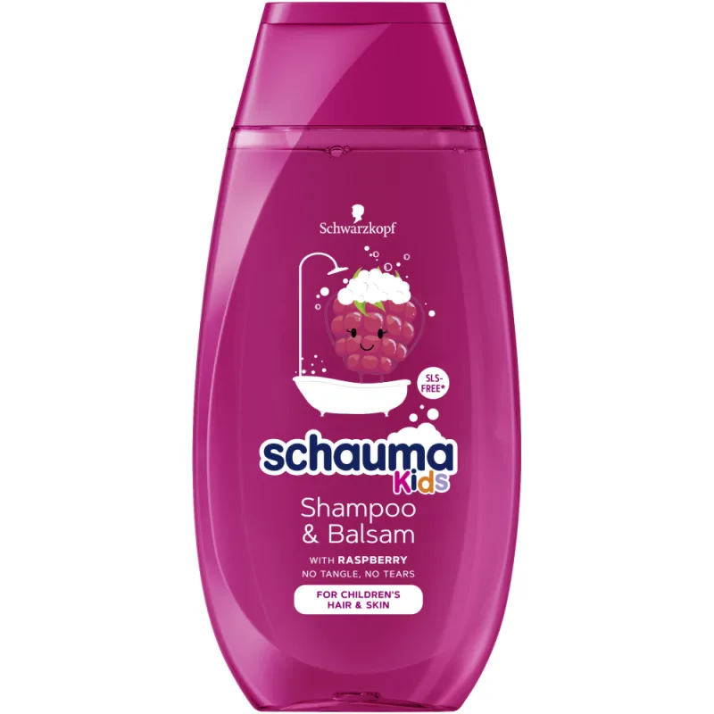 Sampon si balsam pentru fete cu Raspberry, 250ml, Schauma — preț și oferte
