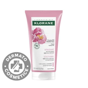 Balsam cu extract de bujor pentru scalpul iritat, 150ml, Klorane