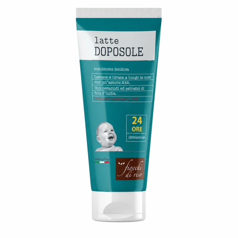 Crema hidratanta dupa plaja 0 luni+, 140ml, Fiocchi di Riso — preț și oferte