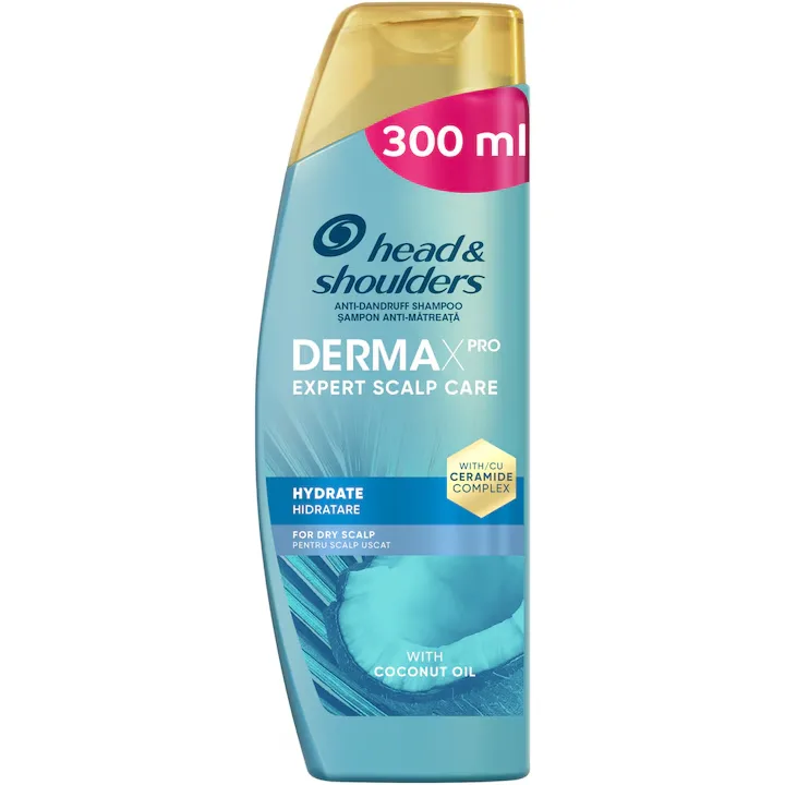 Sampon anti-matreata hidratant pentru scalp uscat Derma X Pro, 300ml,  Head & Shoulders — preț și oferte
