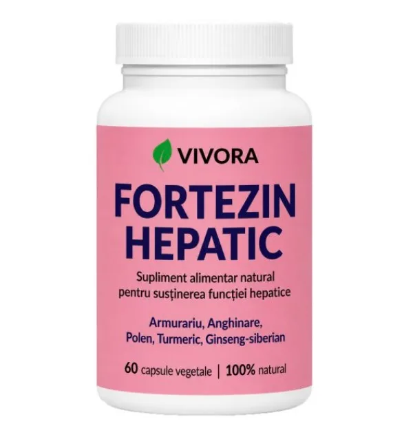 Fortezin Hepatic – capsule pentru susținerea funcției hepatice și a proceselor de detoxifiere ale organismului – 60 cps — preț și oferte