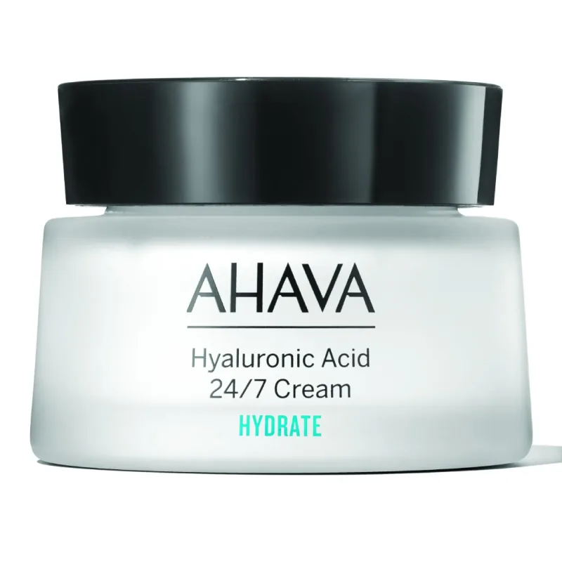 Crema de fata cu acid hyaluronic 24/7 Hydrate, 50 ml, Ahava — preț și oferte