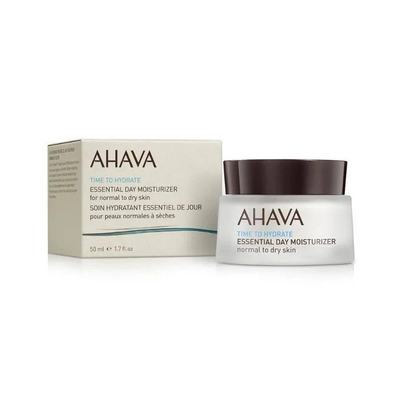 Crema hidratanta de zi pentru ten normal sau uscat Time to Hydrate Essential, 50 ml, Ahava — preț și oferte