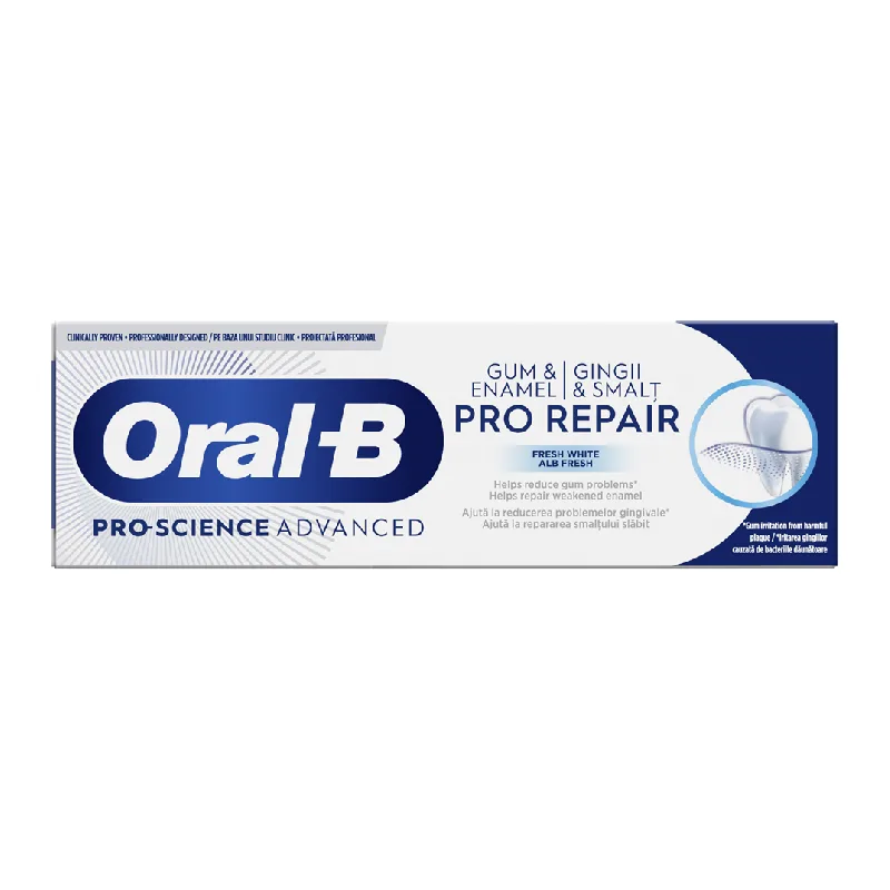 Pasta de dinti Advanced Gum & Enamel Pro-Repair Fresh White, 75 ml, Oral-B — preț și oferte