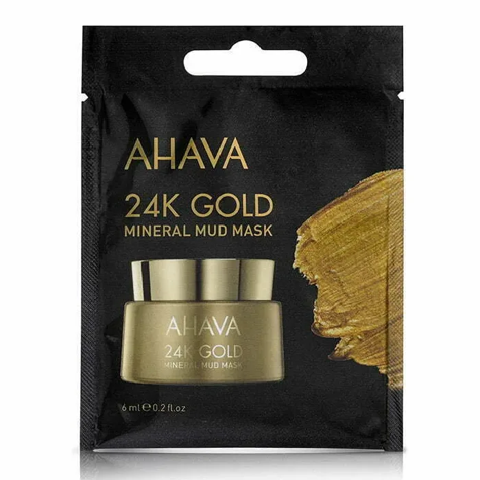 Masca fata 24K Gold Mineral Mud, 6ml, Ahava — preț și oferte