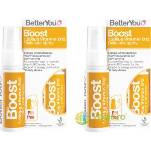 Pachet Boost B12 Spray Oral 25ml + 25ml