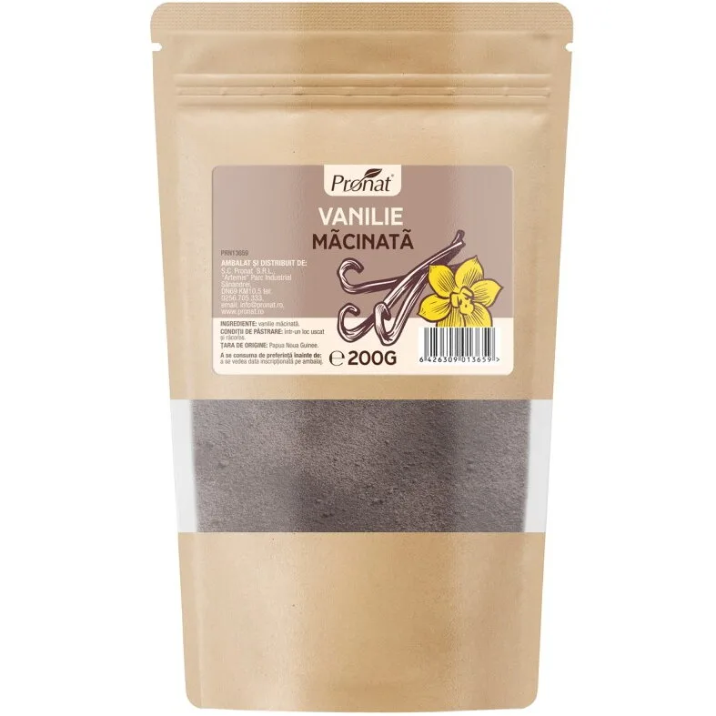 Vanilie Macinata 200g PRONAT — preț și oferte