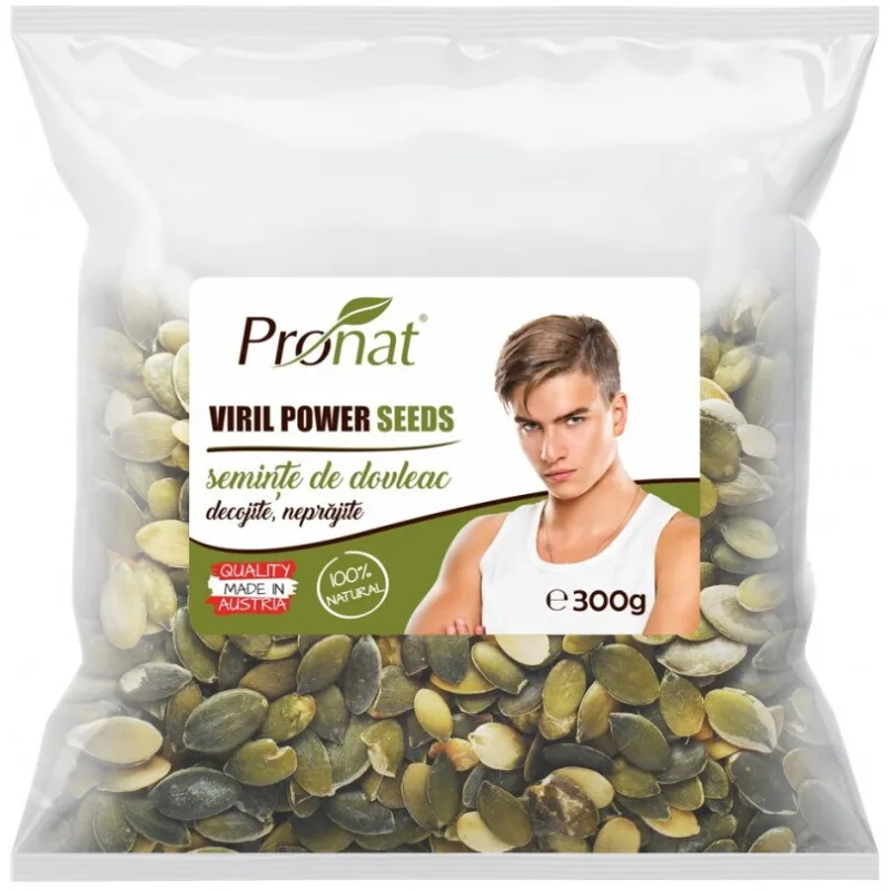 Viril Power Seeds Seminte de Dovleac Decojite Natur 300g PRONAT — preț și oferte