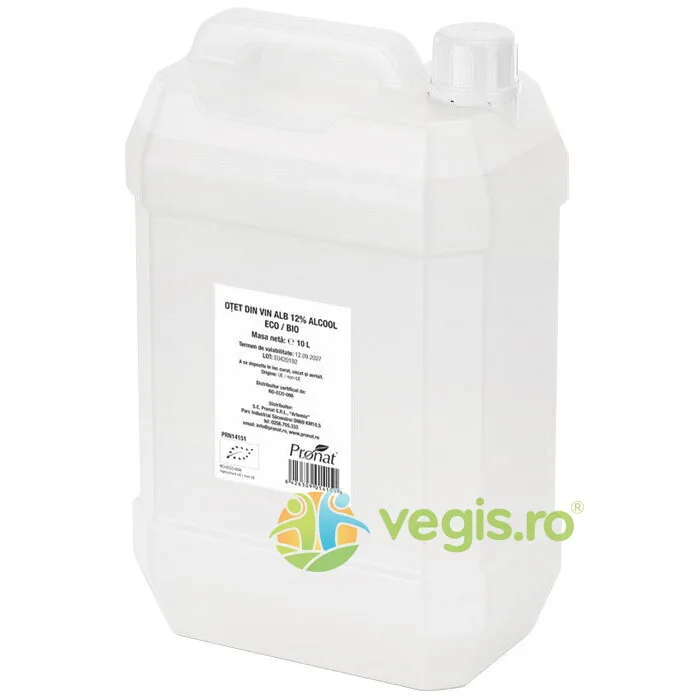 Otet din Vin Alb 12% Aciditate Ecologic/Bio 10L PRONAT — preț și oferte
