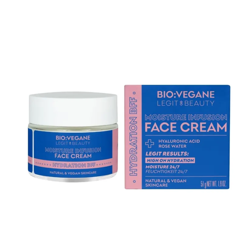 Crema de fata hidratanta, Hydration BFF, 50ml, Bio:Vegane Legit Beauty — preț și oferte