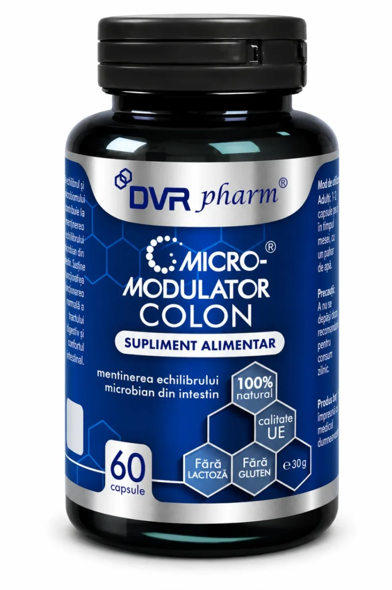 Micro Modulator Colon, 60 capsule, DVR Pharm — preț și oferte