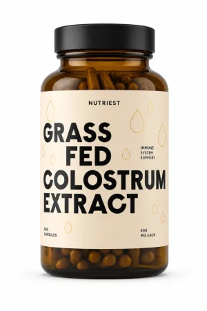 Colostru Bovin Grass Fed, 180 Capsule, Nutriest