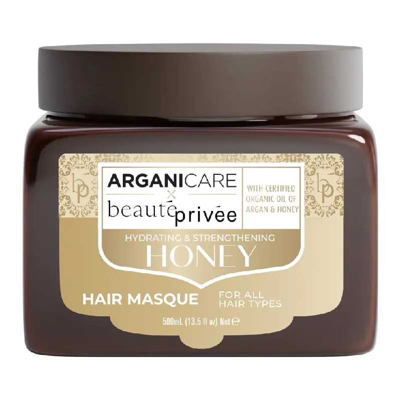 Masca hidratanta si fortifianta pentru par, Honey, Beaute privee, 500 ml, Arganicare — preț și oferte