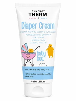 Cremă pentru Zona Scutecului Anti-Iritații Mama & Baby, 50 ml, Synergy Therm