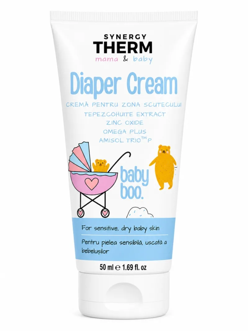 Cremă pentru Zona Scutecului Anti-Iritații Mama & Baby, 50 ml, Synergy Therm — preț și oferte