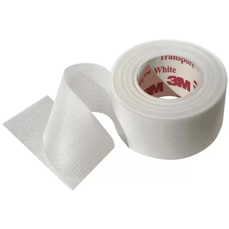 Banda adeziva Transpore white 5cm x 9.14m, 1 bucata, 3M Healthcare — preț și oferte