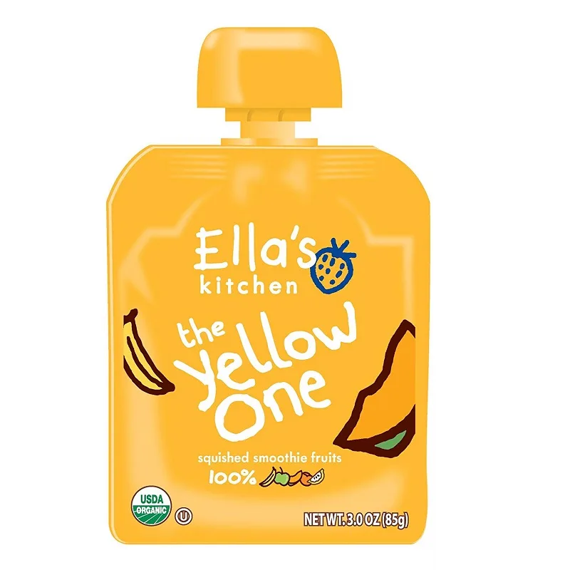 Piure bio de banane, mango si caise, 90g, Ella's Kitchen — preț și oferte