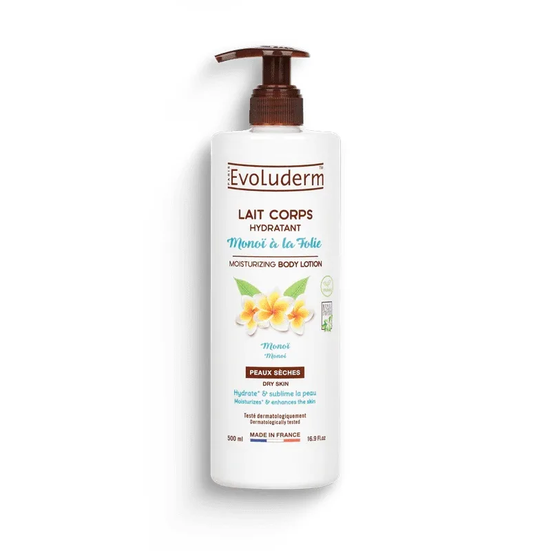 Lapte de corp hidratant Monoï à la Folie, 500ml, Evoluderm — preț și oferte