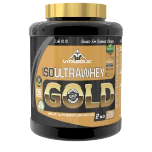 ISO UltraWhey Gold cu aroma Vanilla Hazelnut, 2kg, Vitabolic